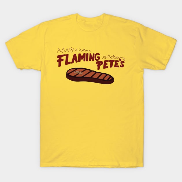 Flaming Pete's T-Shirt by saintpetty